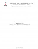 RESENHA prevenção da gravidez na adolescência na visão de adolescentes E Alterações ortopédicas em crianças e adolescentes obesos