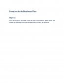 A Construção de Business Plan