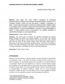 A ESFERAS PUBLICO E PRIVADO EM HANNAH ARENDT