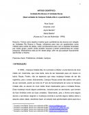 ARTIGO CIENTÍFICO: Unidade Rio Branco X Unidade Rocas (Qual unidade do Campus Cidade Alta é o queridinho?)