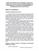 SABER VER ARQUITETURA: VOLUMETRIA E PLÁSTICA DO SÉCULO XVI, A “PLANTA LIVRE” E O ESPAÇO ORGÂNICO DA IDADE MODERNA, E OS CONTRASTES DIMENSIONAIS E A CONTINUIDADE ESPACIAL DOS GÓTICOS