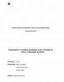 Relatorio reação de hidroxido de sodio e acetato de etila