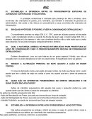 QUESTIONÁRIO DE PROCESSO CIVIL 3 - UNESA