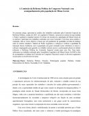 A Comissão da Reforma Política do Congresso Nacional e seu acompanhamento pela população de Minas Gerais