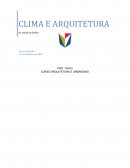 O Clima e Arquitetura