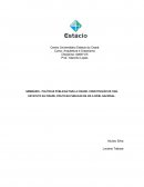 SEMINÁRIO - POLÍTICAS PÚBLICAS PARA A CIDADE, CONSTITUIÇÃO DE 1988, ESTATUTO DA CIDADE, POLITICAS PUBLICAS DE HIS A NÍVEL NACIONAL.