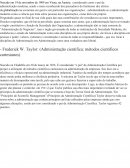 Peter Drucker e Frederick W. Taylor