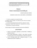 Relatório Síntese e Caracterização do [CoCl(NH3)5]Cl2