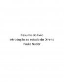 Introdução ao estudo do direito. resumo do conteúdo do primeiro período.