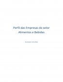 As Empresas Alimentos e Bebidas