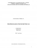 AS PROPRIEDADES PSICROMÉTRICAS