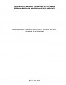 Resenha Desenvolvimento sustentado e consciência ambiental: natureza, sociedade e racionalidade
