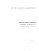 ESTUDO DA QUÍMICA APLICADA AOS MATERIAIS DE CONSTRUÇÃO CIVIL: CIMENTO PORTLAND E ASFALTO