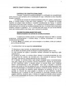         DIREITO CONSTITUCIONAL – AULA COMPLEMENTAR CONTROLE DE CONSTITUCIONALIDADE