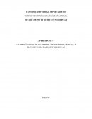 CALIBRAÇÃO E USO DE APARELHOS VOLUMÉTRICOS, BALANÇA E TRATAMENTO DE DADOS EXPERIMENTAIS