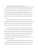 Levantamento para identificar a importância da administração, em especial a gestão de RH, para a área da saúde ocupacional