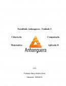 ATPS MATEMATICA APLICADA 2