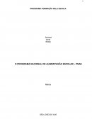  O PROGRAMA NACIONAL DE ALIMENTAÇÃO ESCOLAR – PNAE