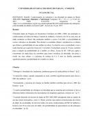 Fichamento do Artigo "Condicionantes do sobrepeso e da obesidade de adultos no Brasil"