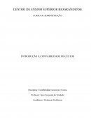 Trabalho - Introdução a Contabilidade de Custos