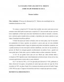 Obra Analisada: O Processo de elaboração da CLT: Histórico da consolidação das leis trabalhistas brasileiras em 1943