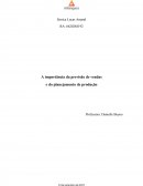 Trabalho de planejamento financeiro