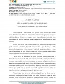 GESTÃO AMBIENTAL DE ATIVIDADES RURAIS: Estudo de caso em Agroturismo e Agricultura Orgânica