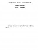 ESTADO, DEMOCRACIA E POLÍTICAS ECONÔMICAS ATUAIS