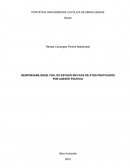 A RESPONSABILIDADE CIVIL DO ESTADO EM FACE DE ATOS PRATICADOS POR AGENTE POLÍTICO