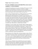 Artigo sobre Carboidratos CHO