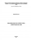 INELEGIBILIDADE ELEITORAL DE ACORDO COM A CONSTITUIÇÃO DE 1988