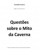 Questoes sobre o mito da caverna