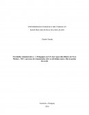 UNIVERSIDAD EVANGÉLICA DEL PARAGUAY MAESTRIA EM CIENCIA DA EDUCACION