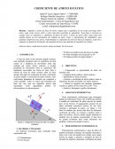 RELATÓRIO: COEFICIENTE DE ATRITO ESTÁTICO