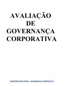 A GOVERNANÇA CORPORATIVA