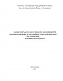 ANÁLISE COMPARATIVA DAS INFORMAÇÕES SOCIAIS DE TRÊS EMPRESAS DE UM MESMO SETOR ECONÔMICO, TENDO COMO BASE SUAS DVA´S PUBLICADAS