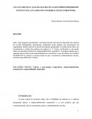 O LEVANTAMENTO E ANALISE DAS PRATICAS DO EMPREENDEDORISMO SUSTENTÁVEL LEVANDO EM CONSIDERAÇÃO SEUS PRINCÍPIOS