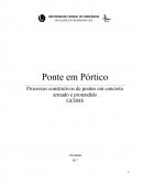 O Processos construtivos de pontes em concreto armado e protendido