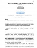 A REDUÇÃO DE CONSUMO DE ÁGUA E TRATAMENTO DE EFLUENTES SANITÁRIOS