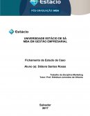 UNIVERSIDADE ESTÁCIO DE SÁ MBA EM GESTÃO EMPRESARIAL