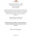 CONSTRUÇÃO DE UMA FEIRA CULTURAL REGIONAL A PARTIR DAS DIRETRIZES PEDAGÓGICAS DOS ANOS INICIAIS