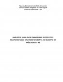ANÁLISE DE VIABILIDADE FINANCEIRA E SUSTENTÁVEL E APROVEITANDO O PAVIMENTO FLEXÍVEL