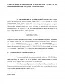 EXCELENTÍSSIMO SENHOR DOUTOR DESEMBARGADOR PRESIDENTE DO EGRÉGIO TRIBUNAL DE JUSTIÇA DO ESTADO DE GOIÁS