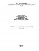 ESTUDO DE CASO: F BRINDES – ADMINISTRAÇÃO FINANCEIRA
