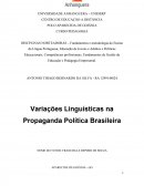 Os Fundamentos e metodologia do Ensino da Língua Portuguesa; Educação de Jovens e Adultos e Políticas Educacionais