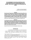 O SURGIMENTO ÀS NOVAS PRÁTICAS DAS ORGANIZAÇÕES NÃO GOVERNAMENTAIS NO BRASIL: UM OLHAR A PARTIR DA SOCIEDADE EM REDE