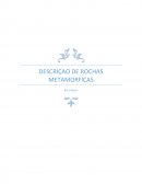 A DESCRIÇÃO DE ROCHAS METAMÓRFICAS