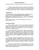Neoconstitucionalização - Resenha comparativa Humberto Avila e Dirley da Cunha