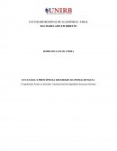 A Legalização frente ao princípio constitucional da dignidade da pessoa humana