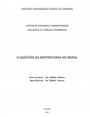 A QUESTÃO DA BIOPIRATARIA NO BRASIL